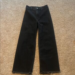 Billabong Black Flare Wide-Leg Jeans